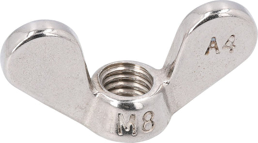 Flügelmuttern, deutsche Form DIN 315 A2 M 12 VPE: 25