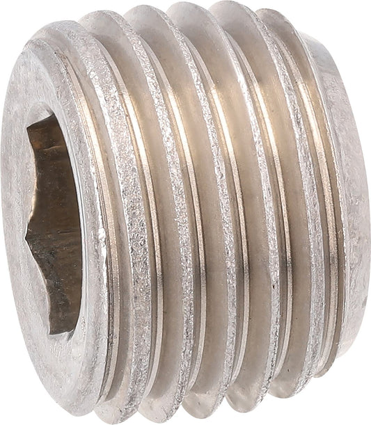 Vis à tête cylindrique creuse à filetage conique DIN 906 A2 M 26 x 1,5 selon DIN 158, conditionnement : 10