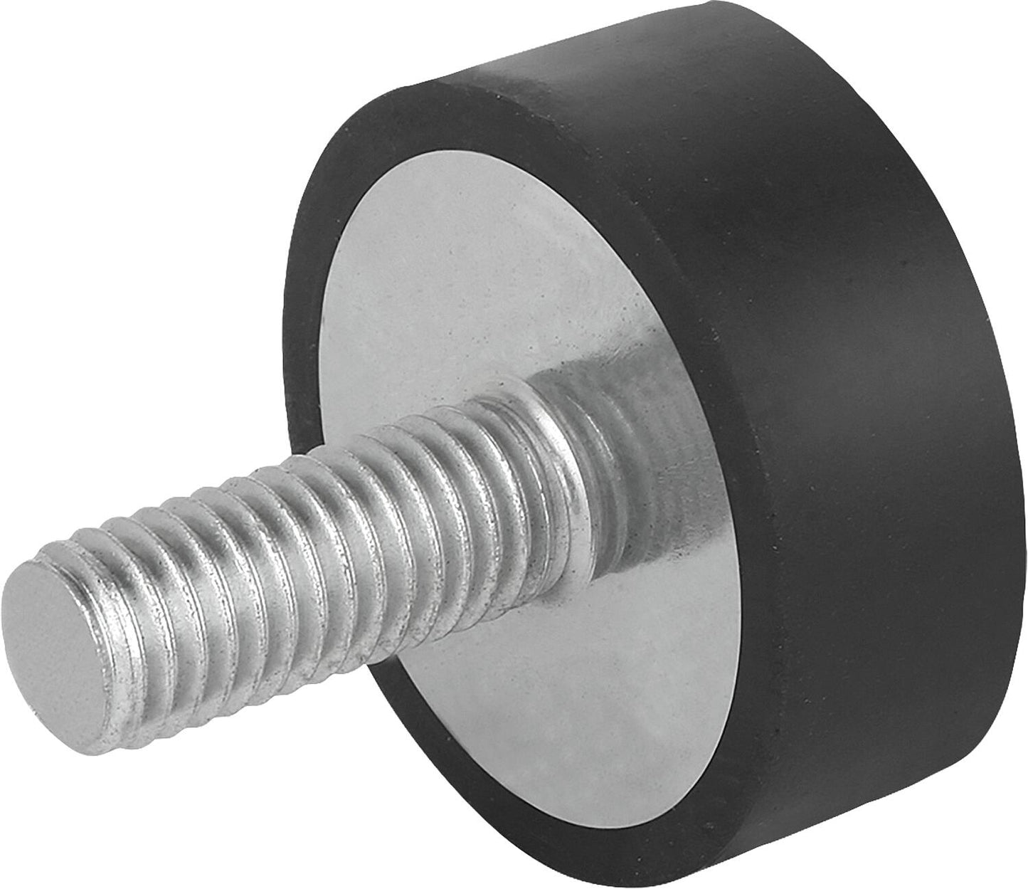 GUMMIPUFFER TYP D AUSSENGEWINDE M12X37,D=75, H=55, STAHL