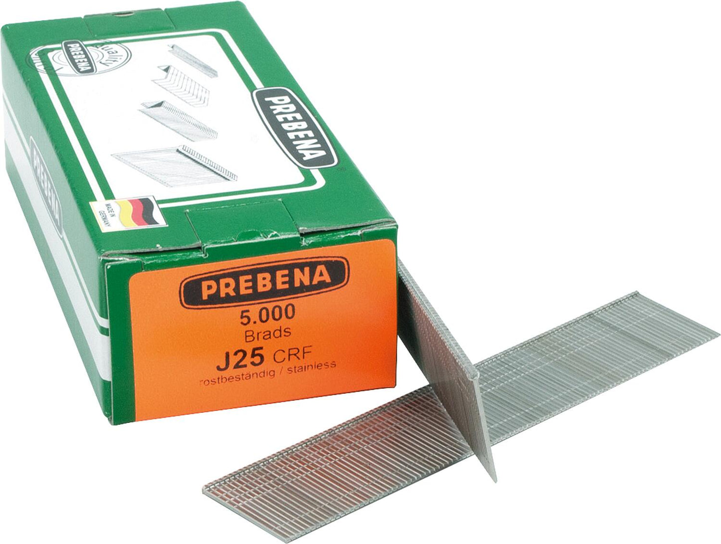 Stauchkopfnägel Type J 25 mm, V2A, VPE = 5000 Stk.