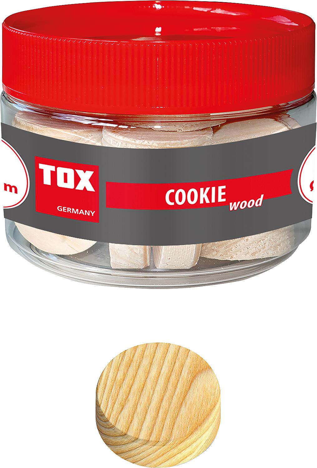 TOX Cookie Wood 50 mm, lot de 10