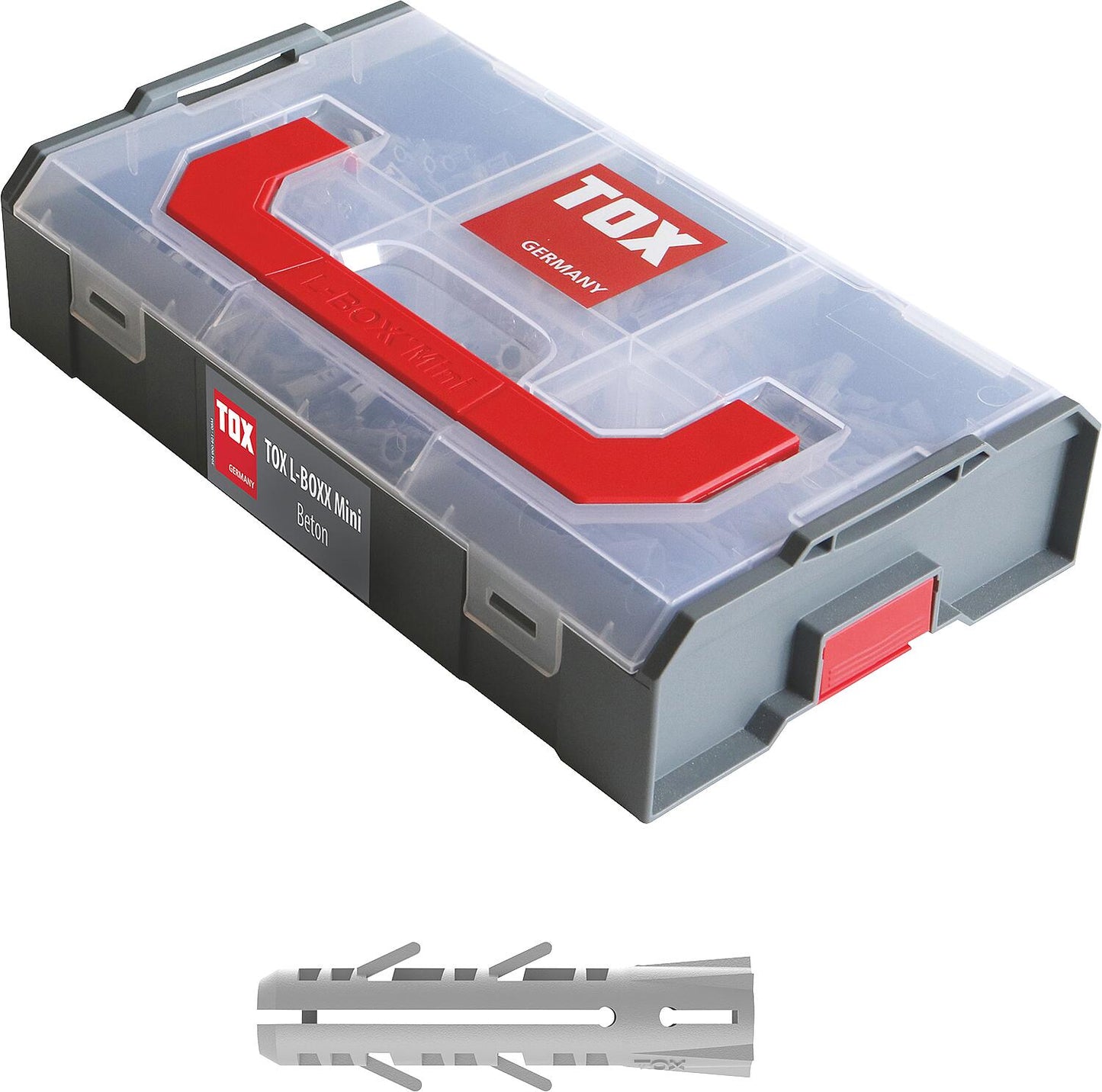 TOX L-BOXX Mini Ancrage d'expansion pour béton Barracuda 296 pièces