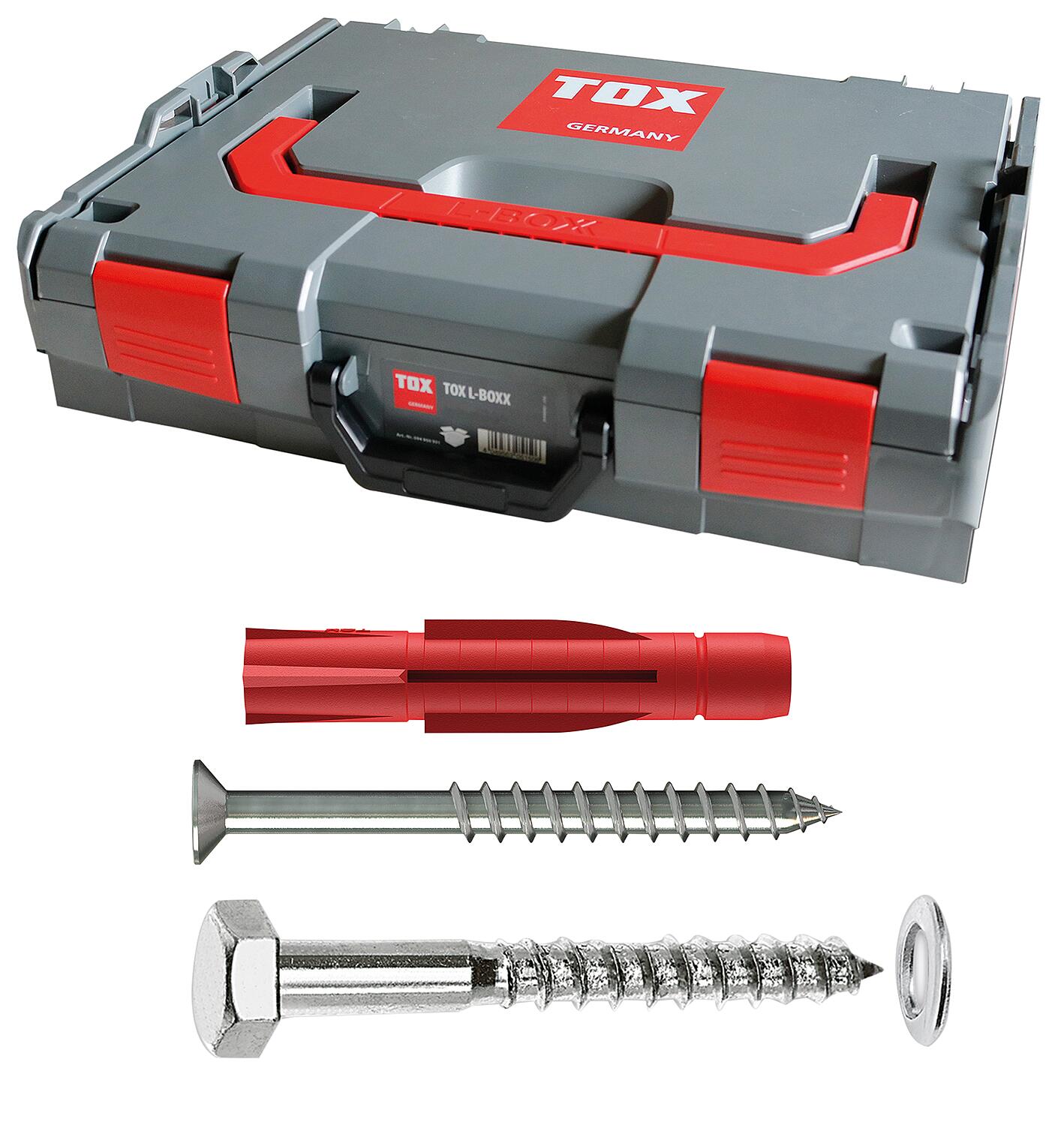 TOX L-BOXX 102, Cheville tout usage Allround Tri+S 921 pièces