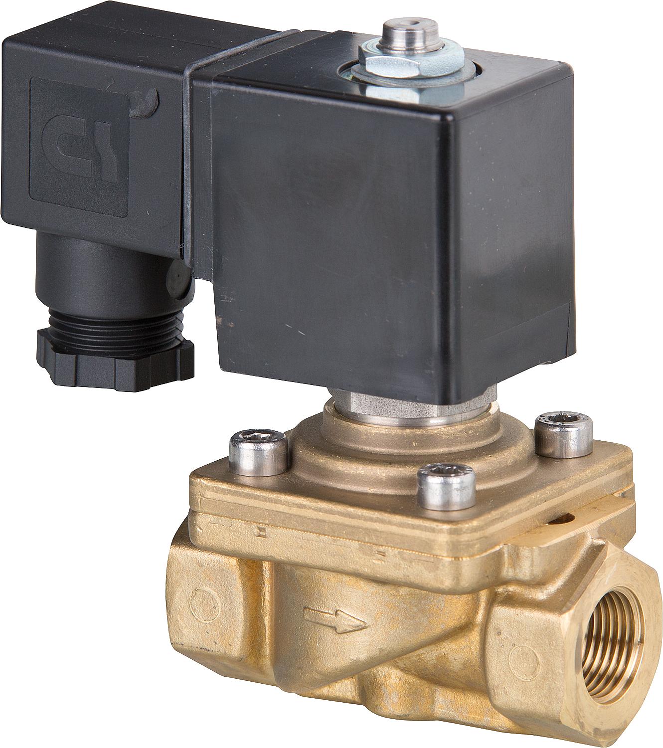 GSR solenoid valve, positively controlled, type D 4323 1002 012, 230V 50Hz, pressure 0-12 bar, 1/2" *
