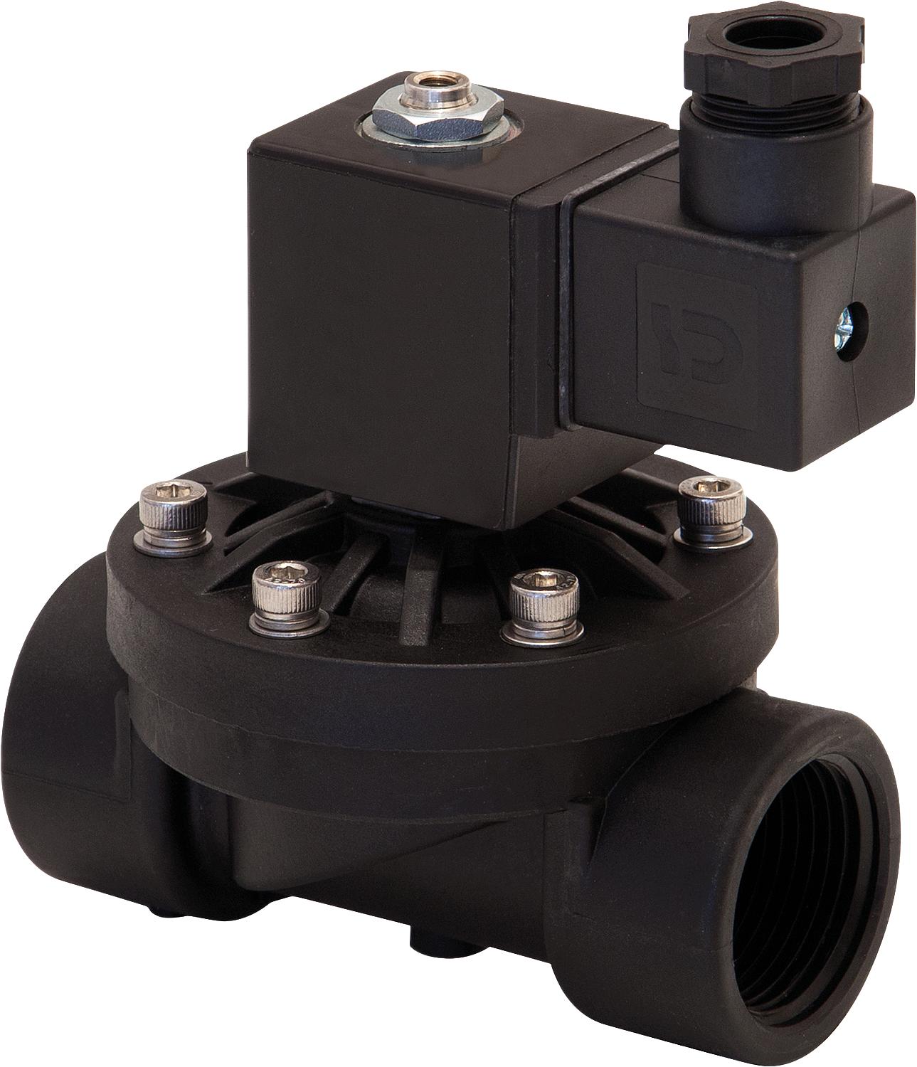 Zwangsgesteuerte Kunststoff Magnetventile 2/2-Wege, stromlos geschlossen