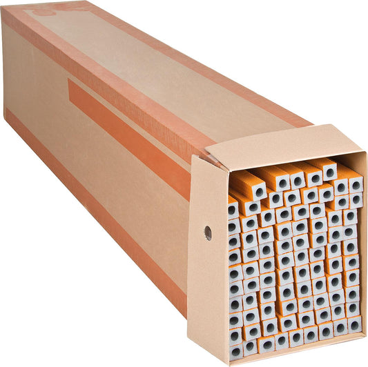 Eccentric insulating tubing 35 x 9 mm, length: 2 m, 58 meters PE-XT with protective skin, orange
