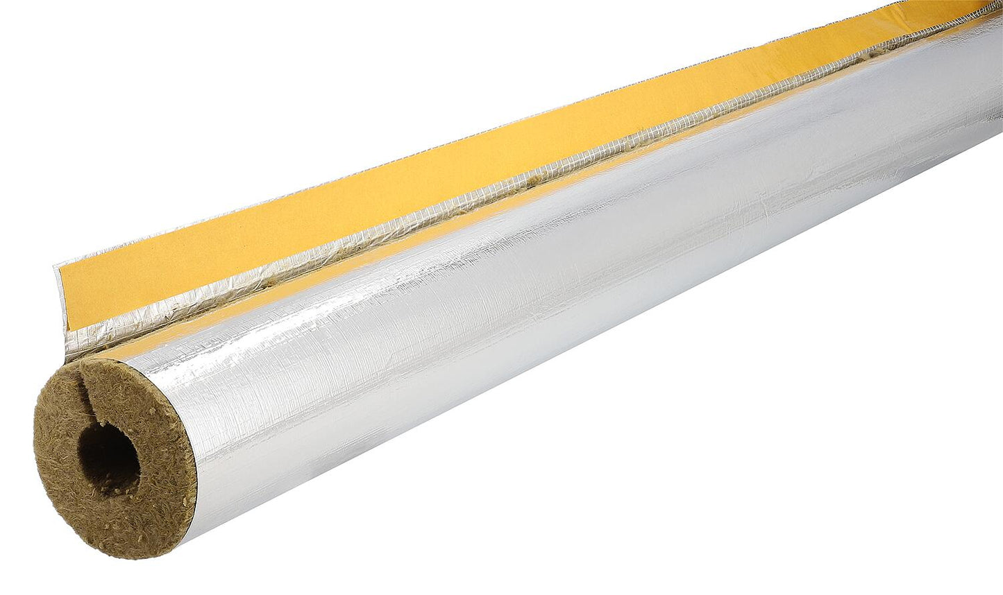 EnEV-compliant aluminum pipe sections Ø 114 mm / 111 mm, length = 1 m