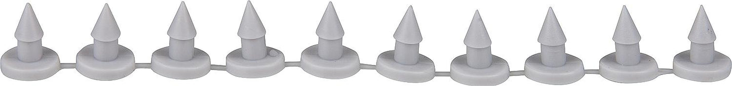 Rivets en PUR-PVC, blancs, paquet de 1000