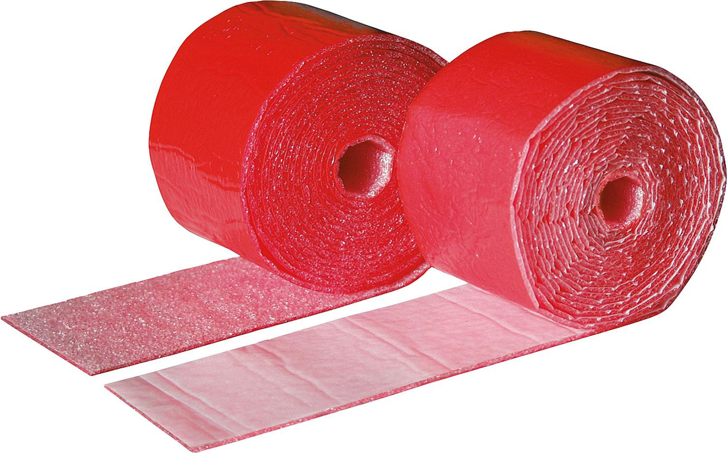 Red PE strips, 2 mm x 3.6 meters, 100 mm wide
