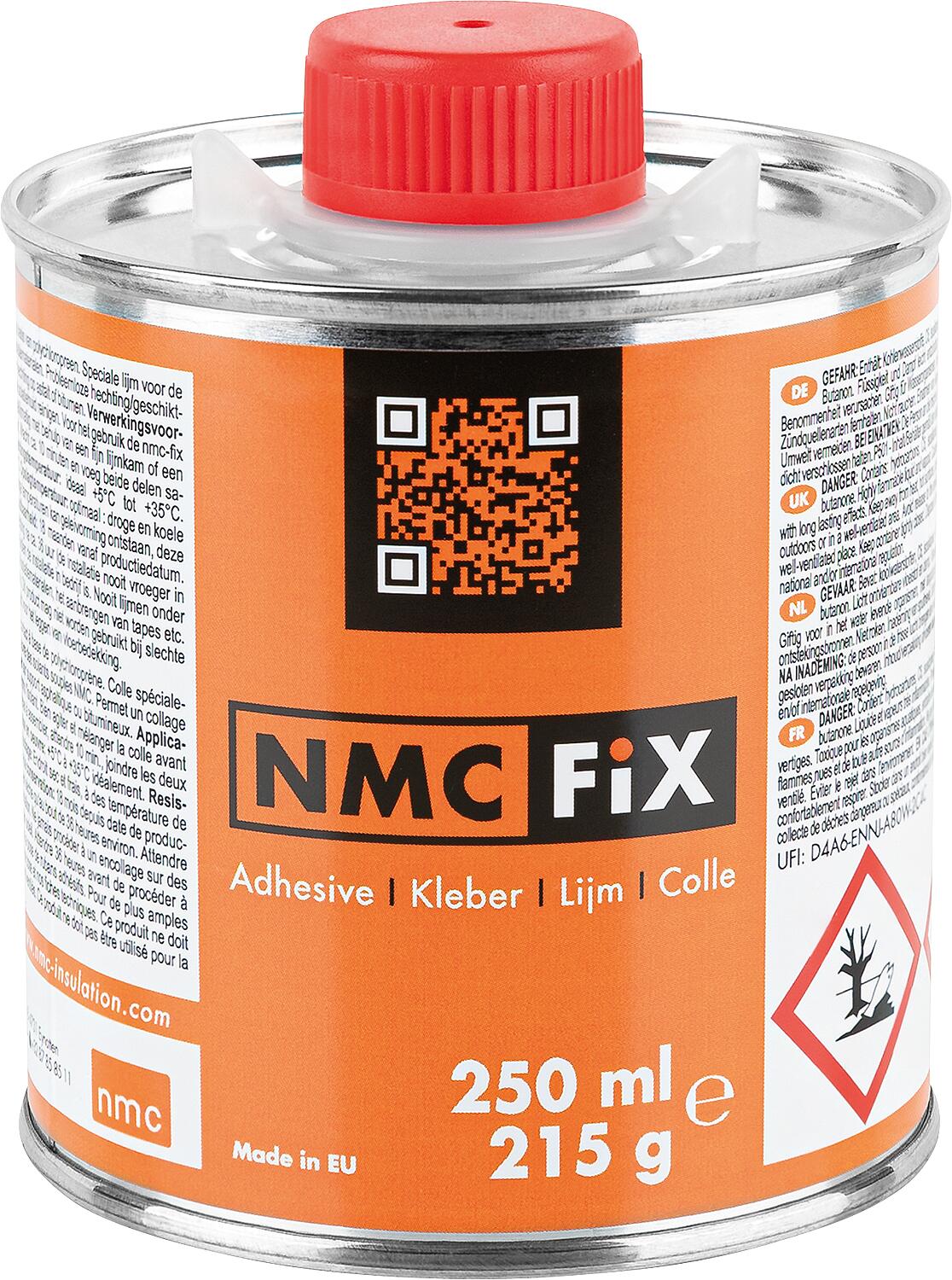 Universalkleber nmc-fix für insul coil und tube 250 ml