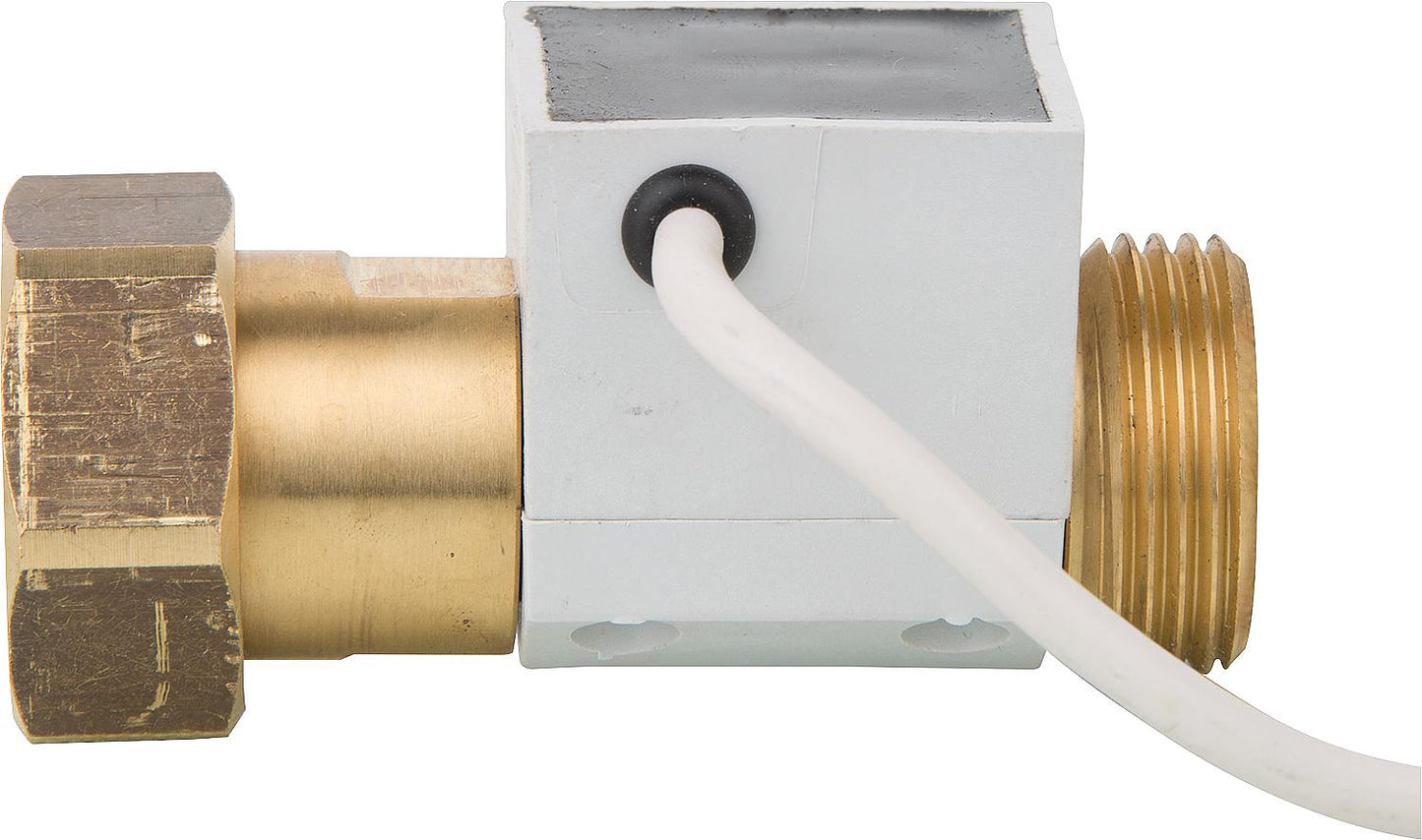 Interrupteur de débit DN 25 (1") x DN 25 (1") avec écrou de raccord