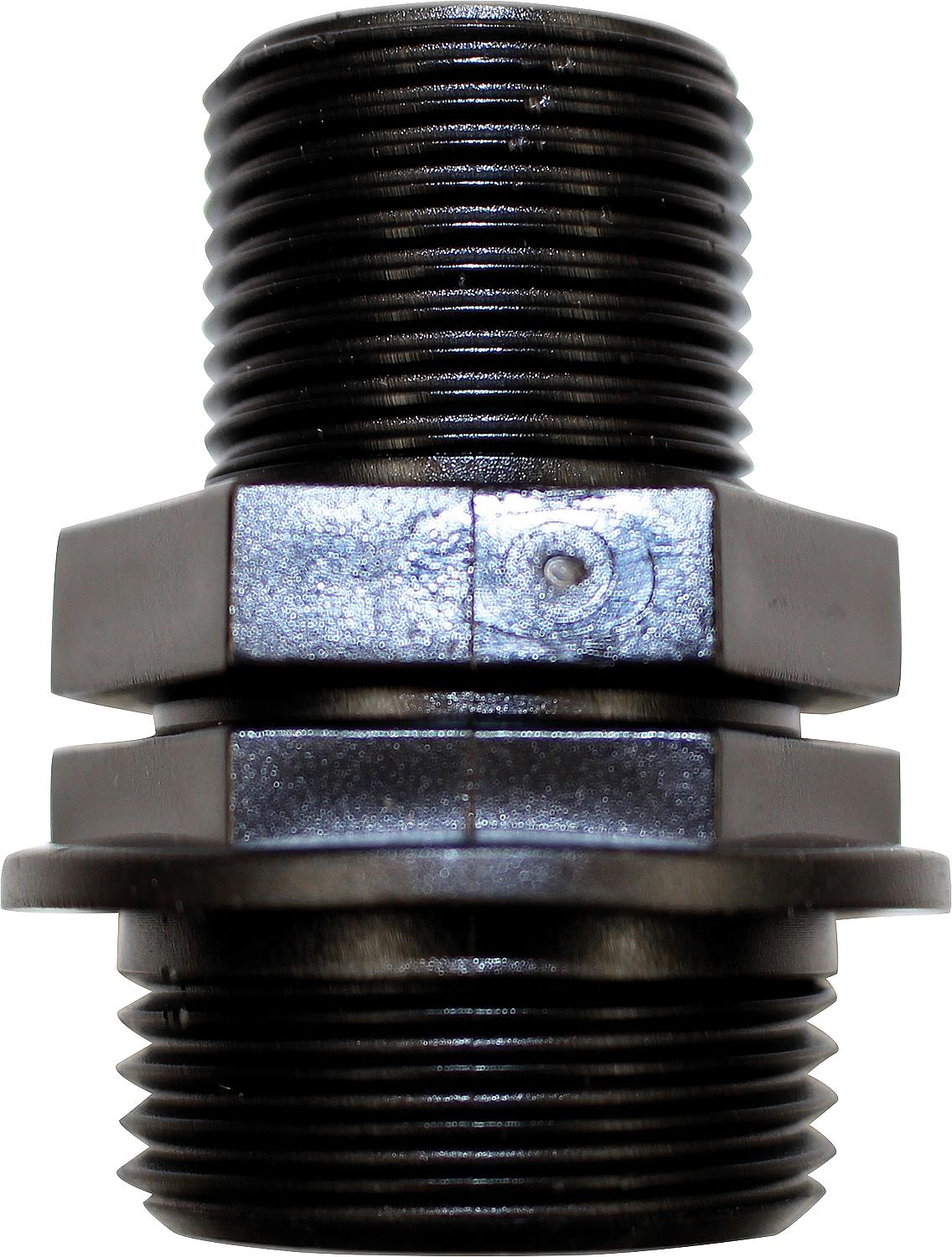 Plastic reducer male thread 1" x male thread 3/4"