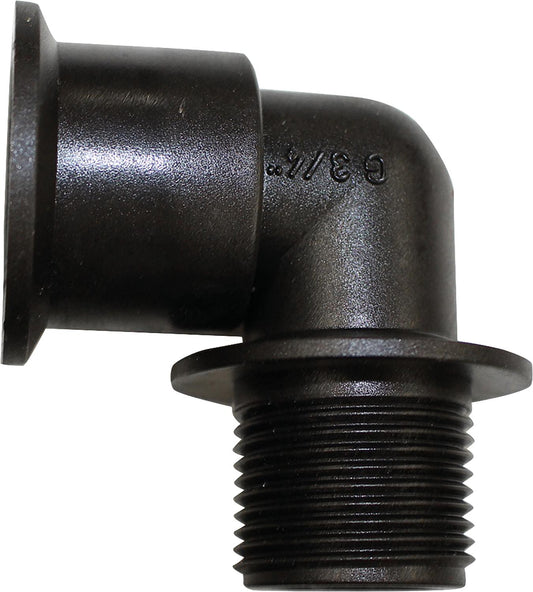 Bogen 90° Kunststoff IG 3/4" x AG 3/4"