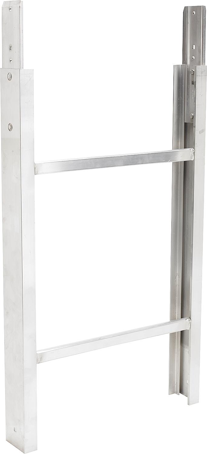 Ladder section 150 kg, 1 m, with ring nut complete.