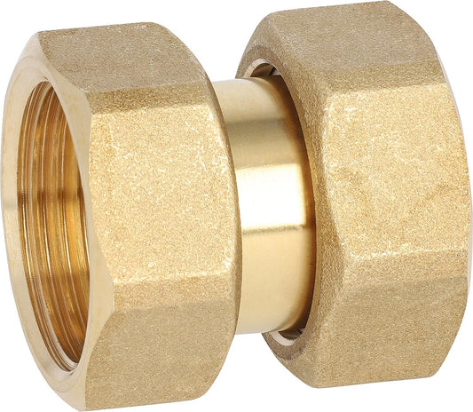 Special screw connection DN40(1 1/2") x DN25(1") with double-sided expansion joint