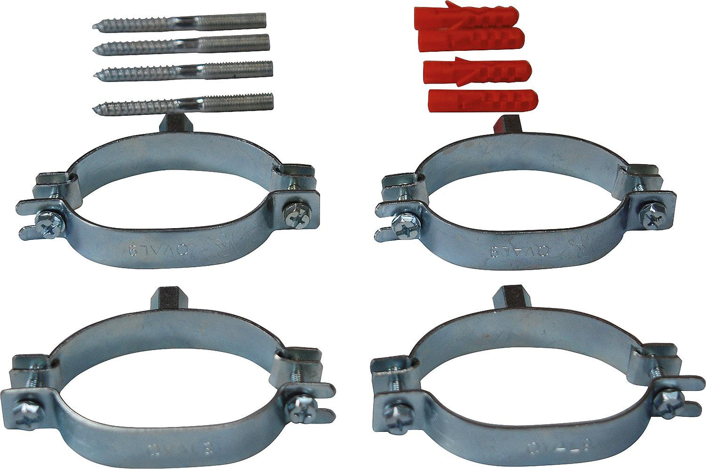 Ovalschellen-Set für Edelstahl-Wellrohr „2 in 2”