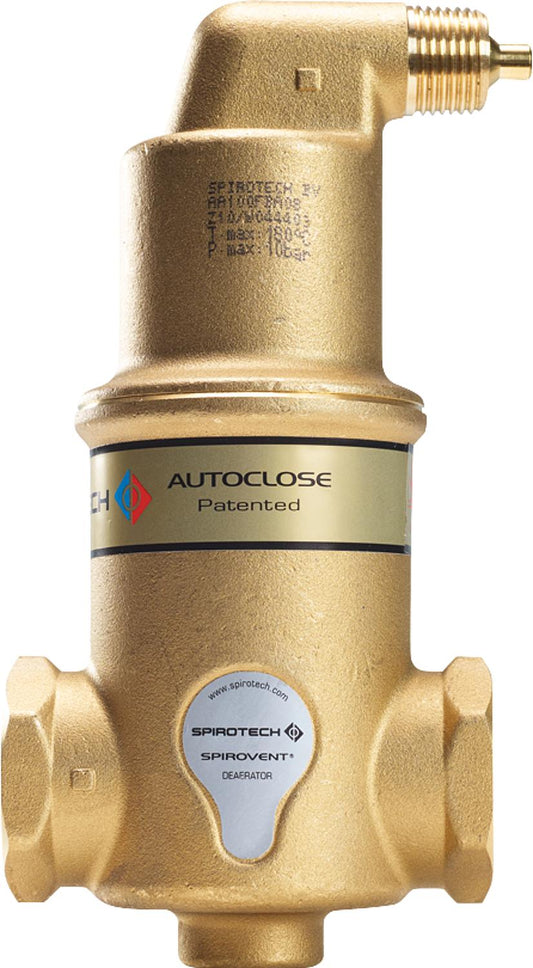 Mikroluftblasenabscheider SpiroVent® Solar AutoClose, horizontal