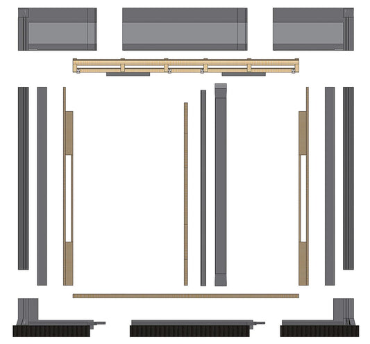Indach-Erweiterungssatz für 1 SX 2.85-Kollektor