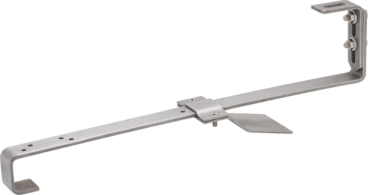 Roof hooks for tiled roofs, stainless steel, height adjustable, for PV, tube and flat plate collectors