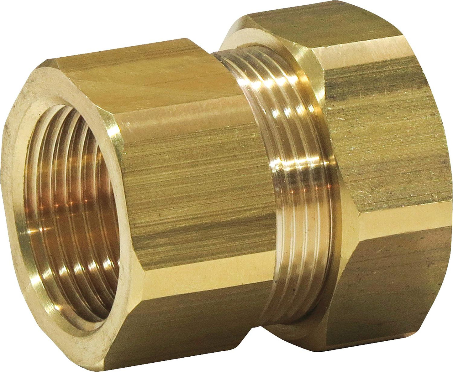 Quick Fix Pro screw fitting DN12x1/2" female thread, push-fit fitting brass