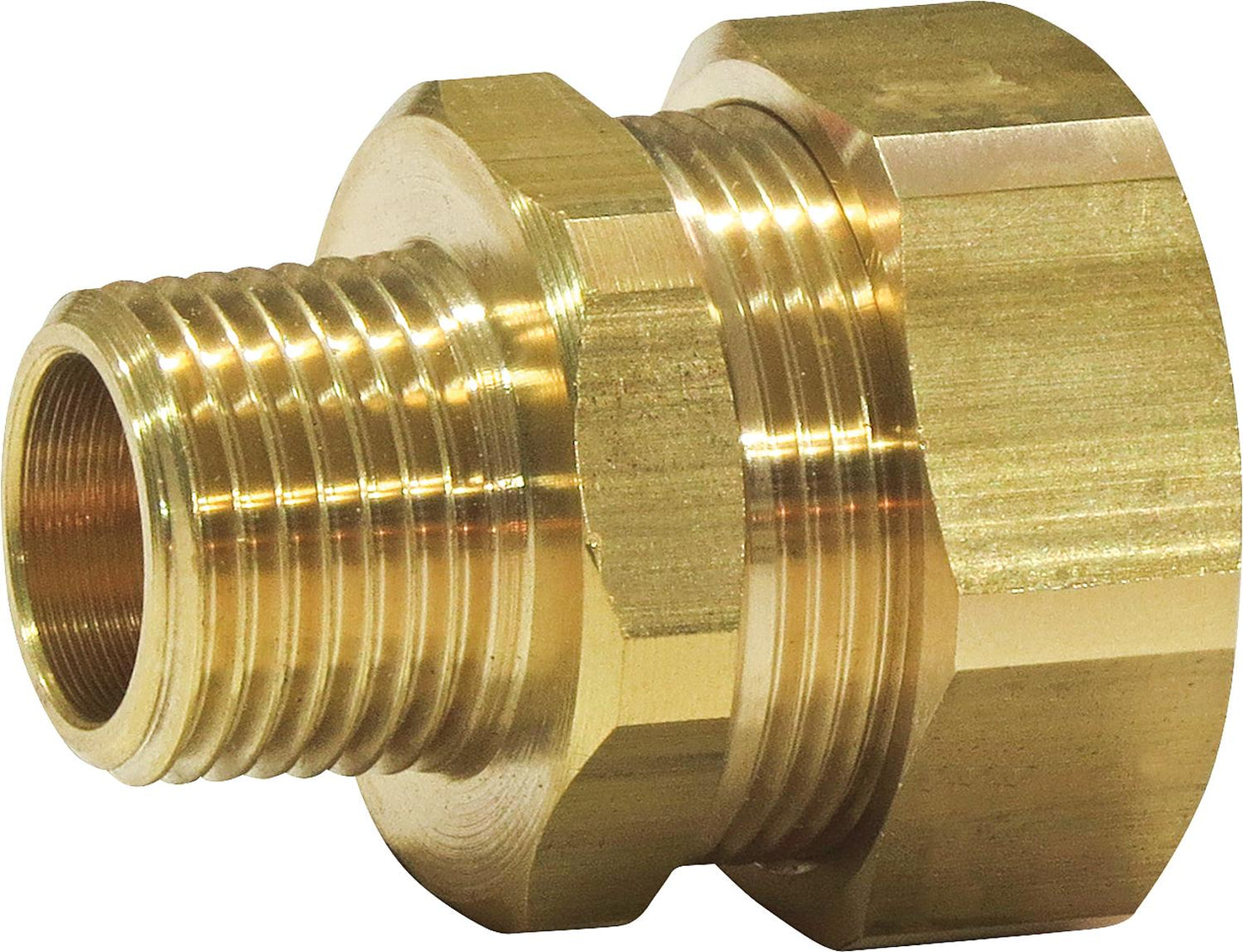 Quick Fix Pro screw fitting DN12x1/2" male thread, push-fit fitting brass