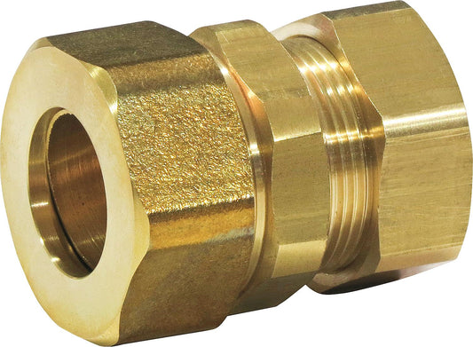 Quick Fix Pro screw fitting DN25 x 18mm, compression fitting brass