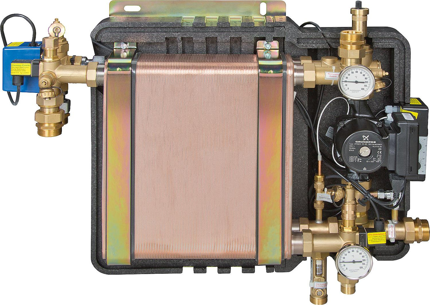 Grande station d'eau douce, débit max. 96 l/min, circulation comprise