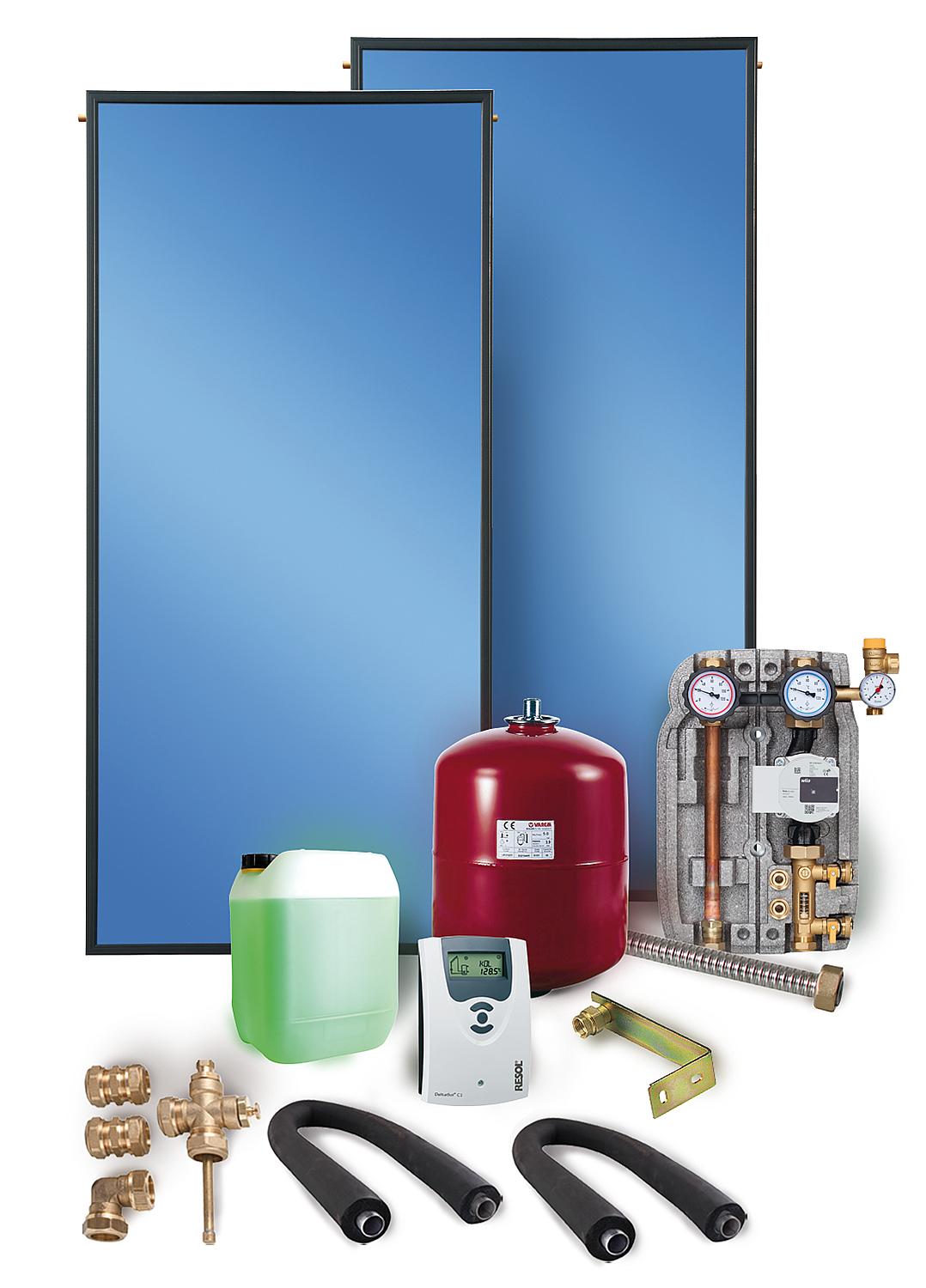 Solar package SX 2.0 roof mounting 4.04m² without solar storage