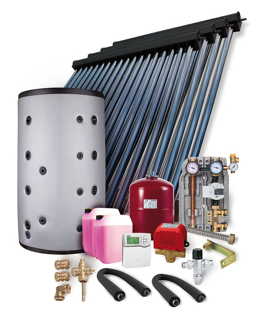 Solarpaket HP 22 Aufdachmontage, 14,44 m² Bruttokollektorfläche