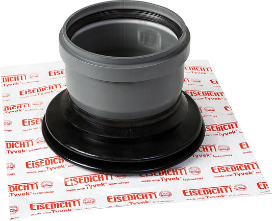 Manchons étanches Roof Seal Plus avec pièce moulée HT Safe, collier adhésif aluminium/butyl et pièce de fixation