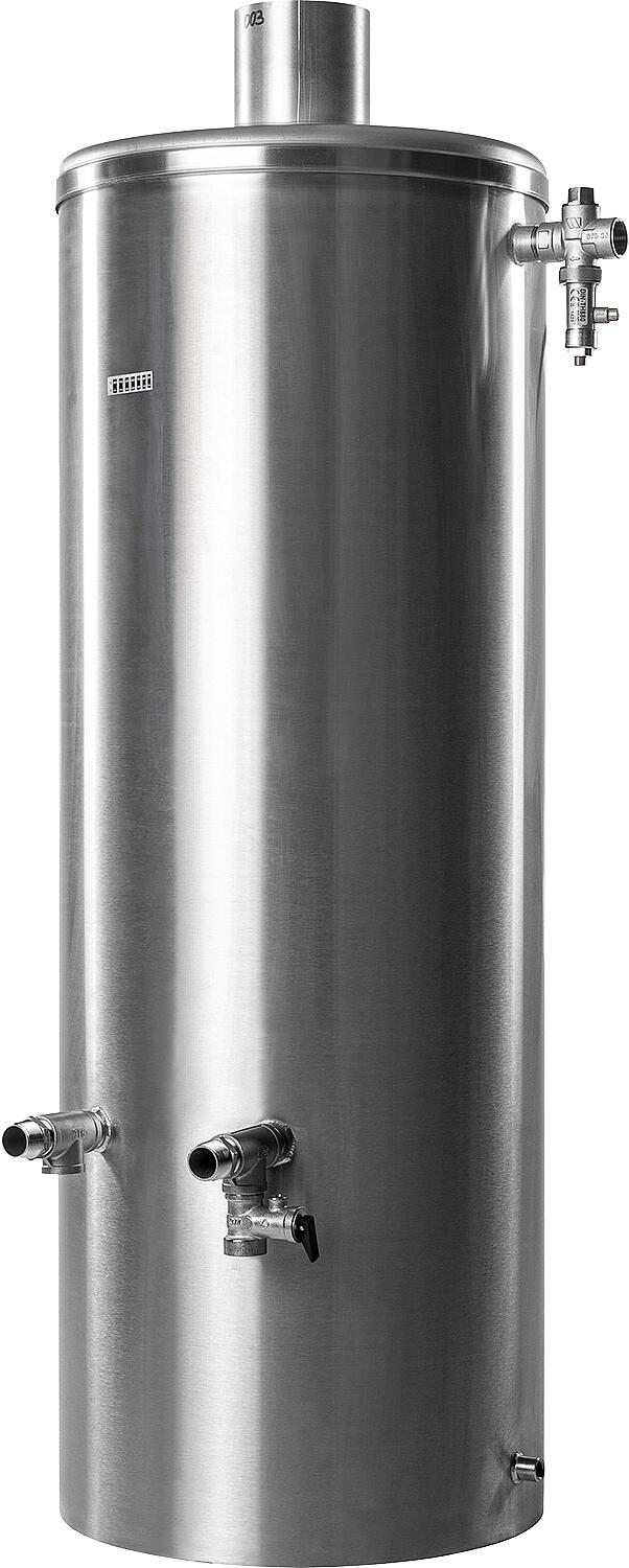 Oberofen druckfest D100 - Edelstahl 100 L, ohne Mischbatterie