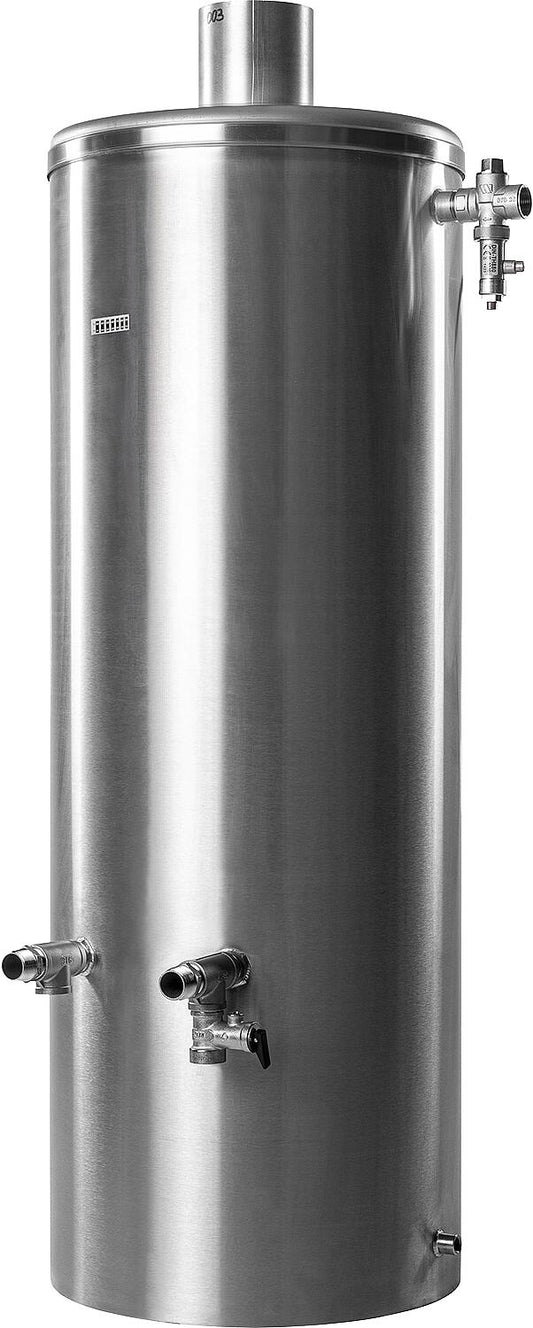 Oberofen druckfest D100 - Edelstahl 100 L, ohne Mischbatterie