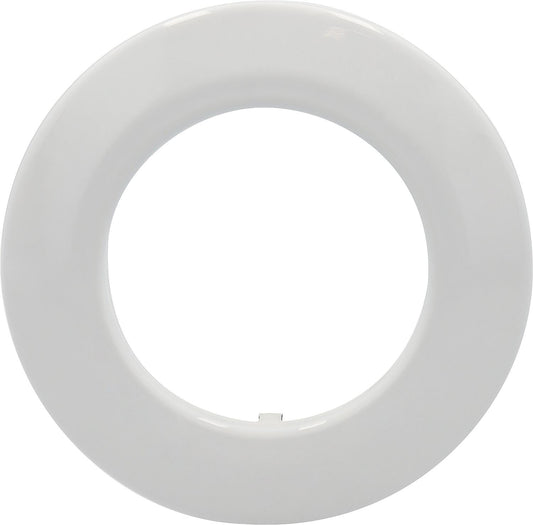 Rosette emailliert, Ø 100 mm für Ofenrohre, weiss