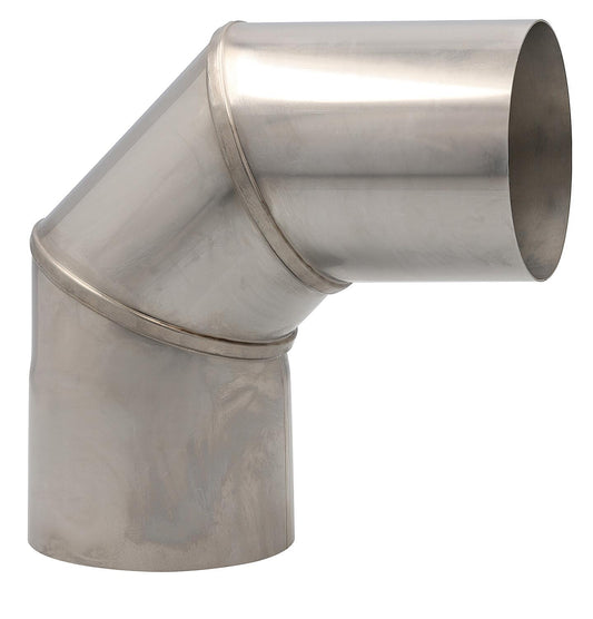 Edelstahl-Winkel 90°, Ø102 mm