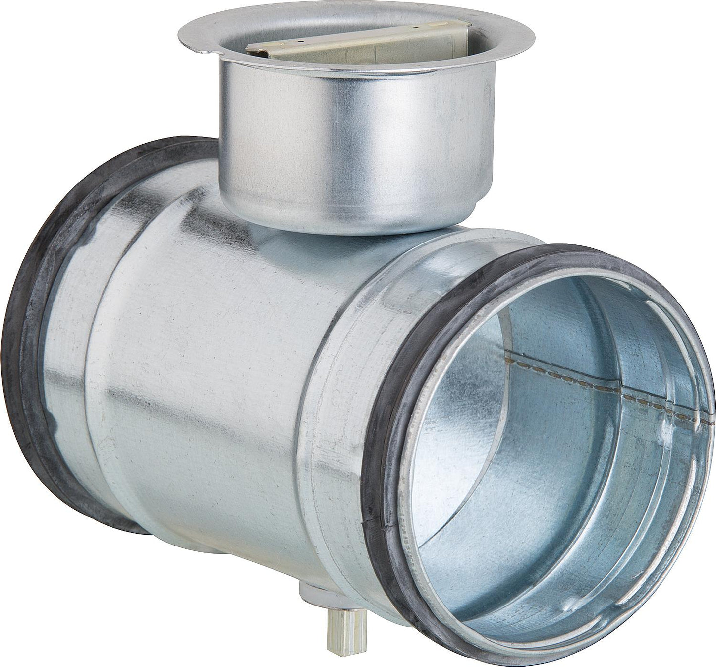 Throttle valve NW 250, manually closing, galvanized