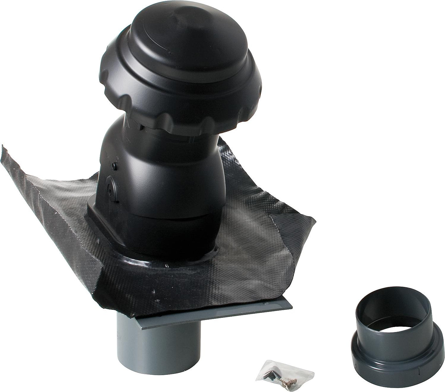 Aérateur de toit universel incliné DN 125, noir