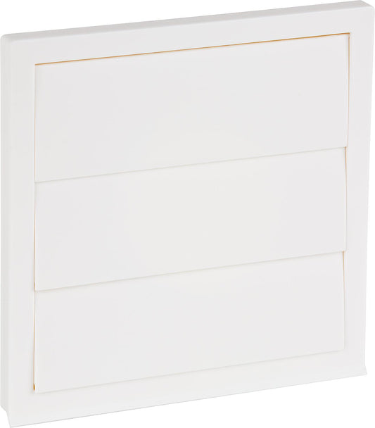 Wrasenklappe NW150 Kunststoff weiss