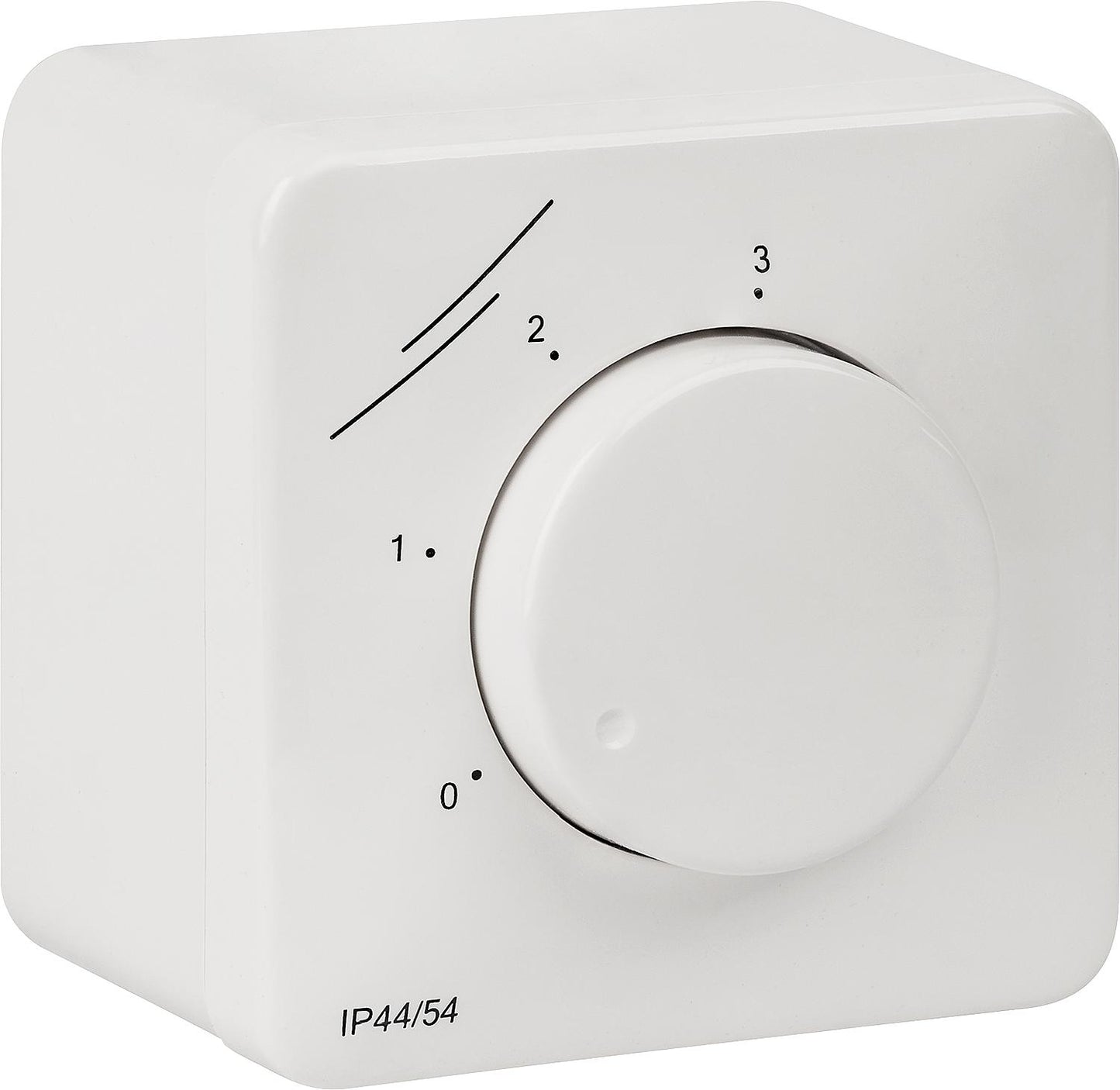 Interrupteur à 3 positions Inter 4P 230 V 10 A, montage en saillie/encastré