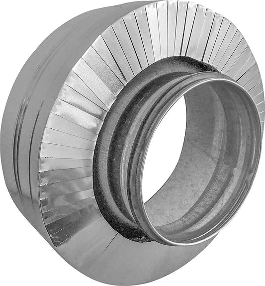 Insulation reducer DN200xDN160 with aluminum coating, 20mm wall thickness.