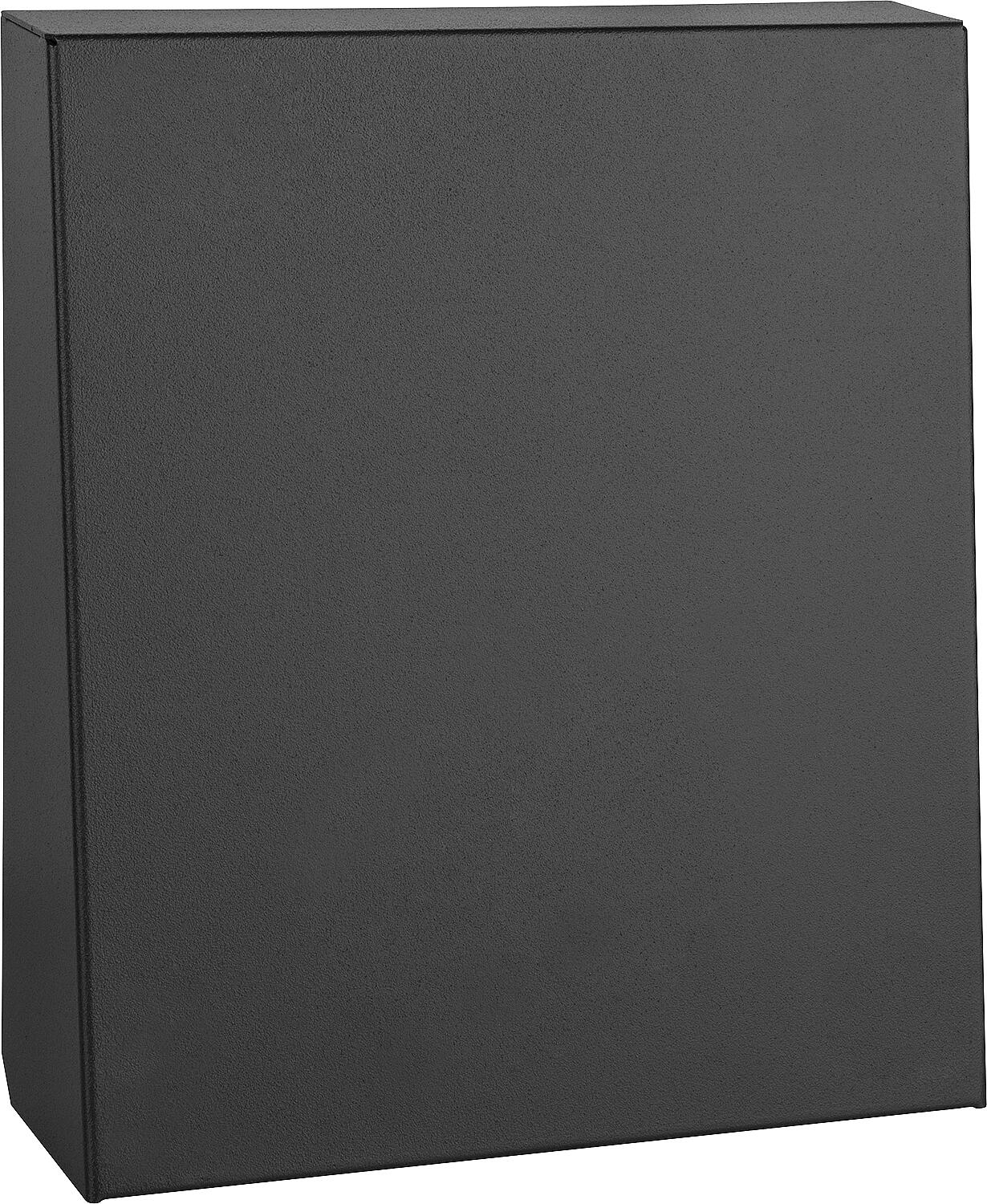 Lunos external hood with sound insulation 1/HAZ, aluminum anthracite, RAL 7016, for e² series blower units