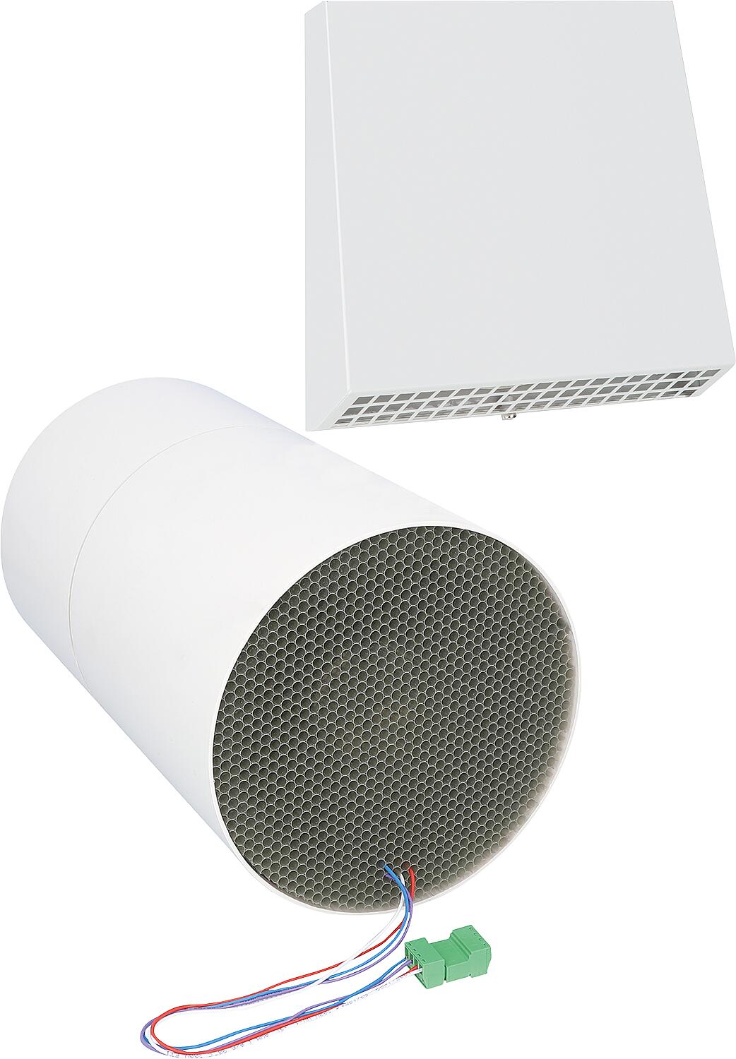 EventAir 2.0 SE ventilation unit with heat recovery, with sound insulation mat and weather protection hood (RAL 9016)