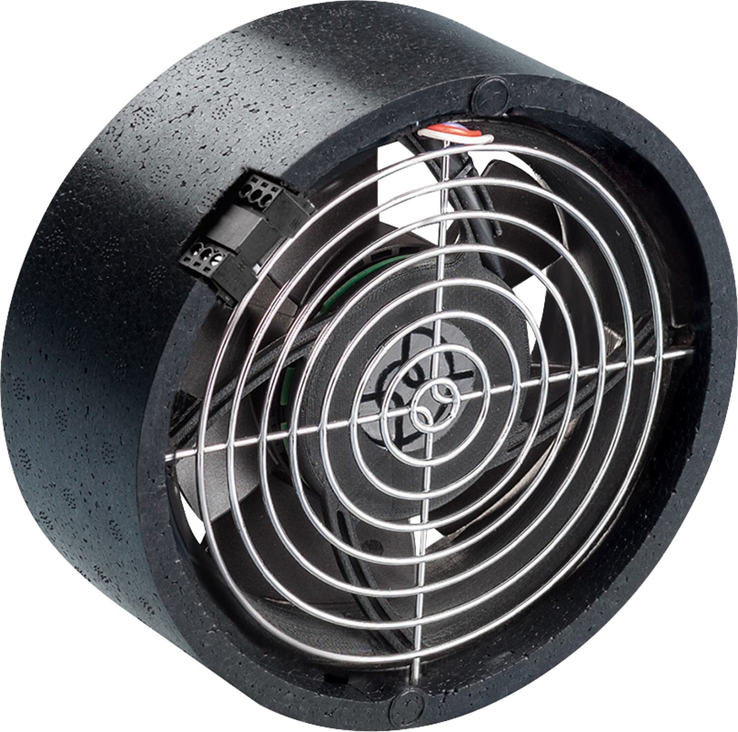 Interior wall air vent ILD for Ø160 round ducts, active overflow element for interior walls