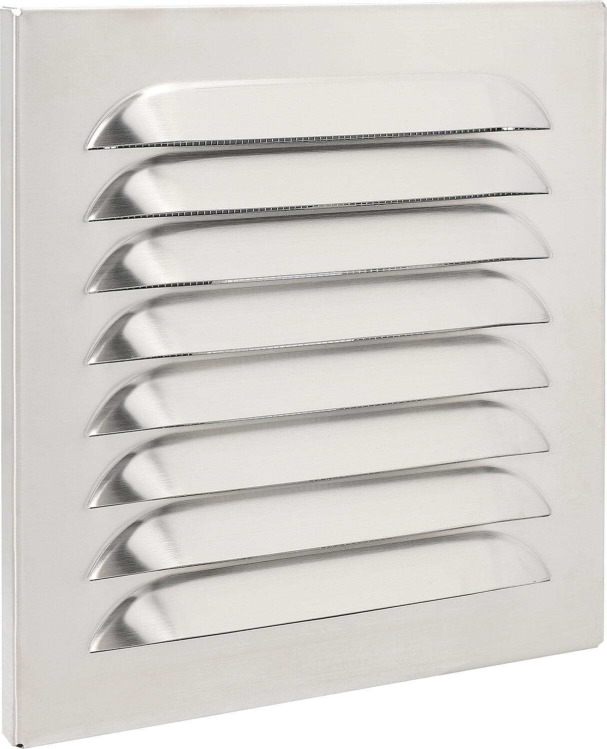 Grille carrée étanche V2A avec embout, DN 150