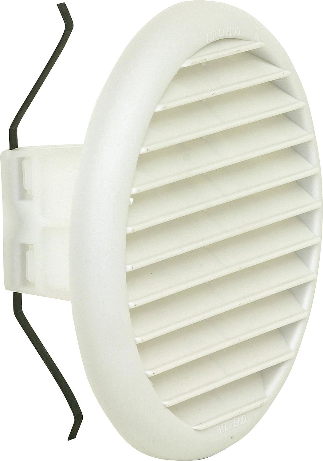 Round ventilation grille LGR 150al, outer dimensions 175 mm / nominal width 125-160 mm / anodized aluminum