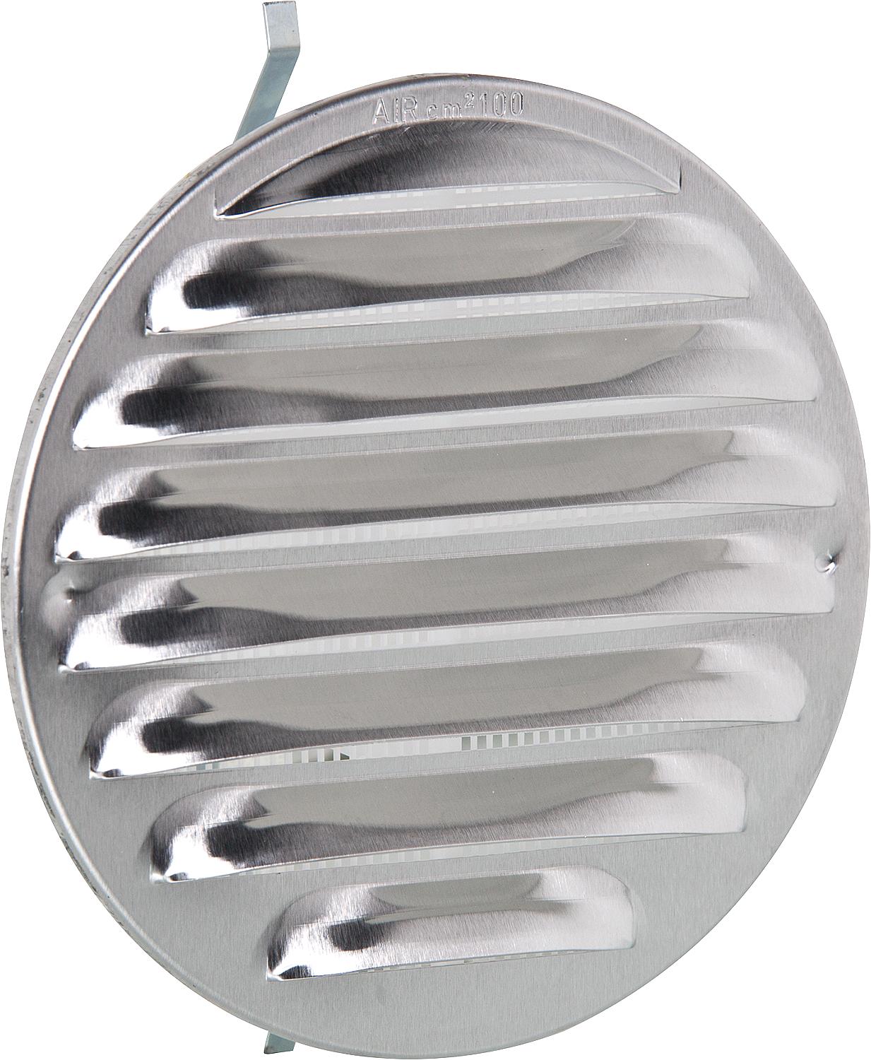 Round ventilation grille LGR 150al, outer dimensions 175 mm / nominal width 125-160 mm / anodized aluminum