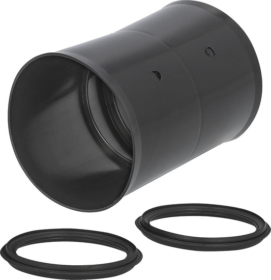 Round tube connector Ø75 mm including sealing rings