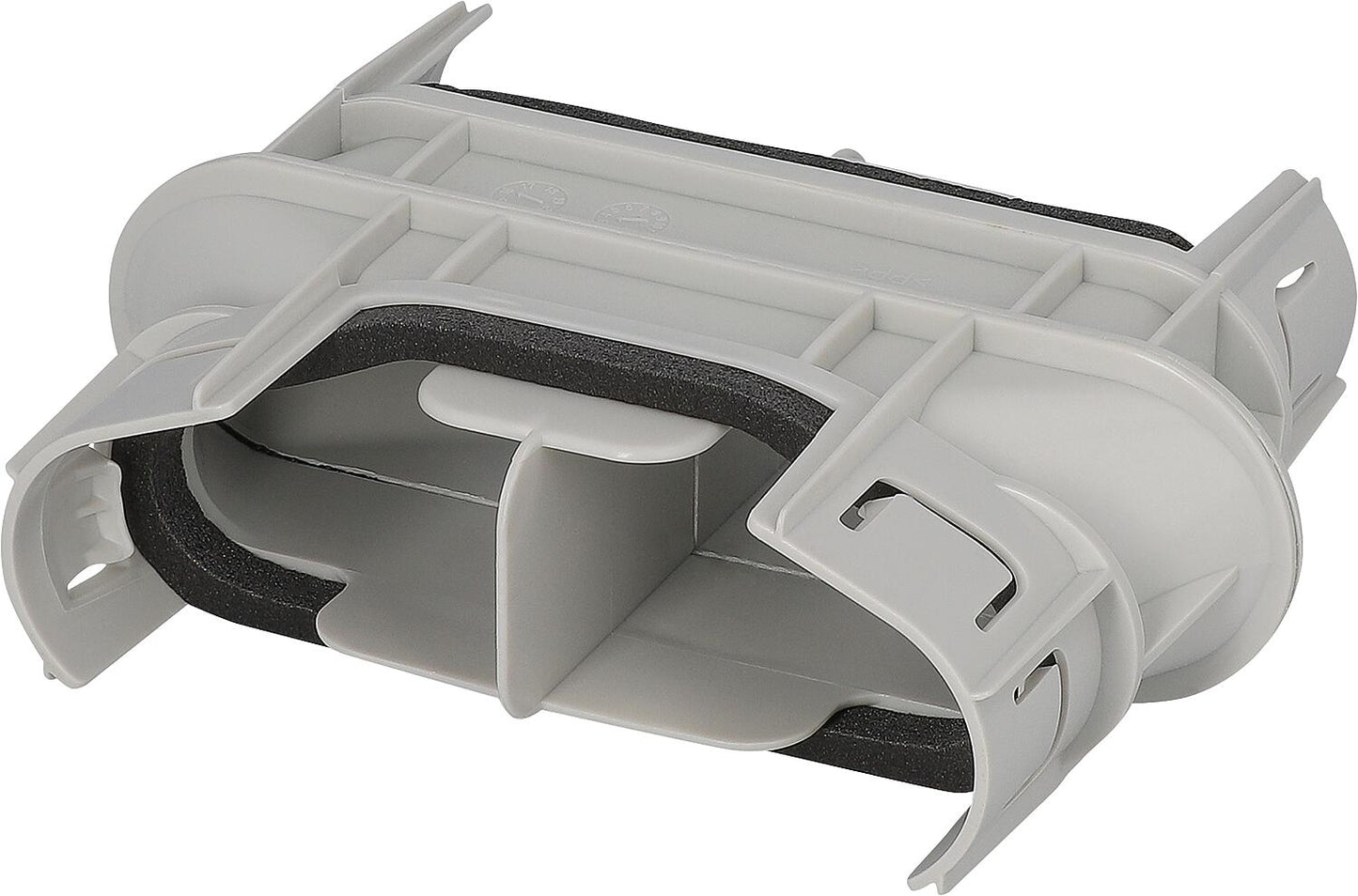 Flat tube reversible connector 52x132 mm - 180°