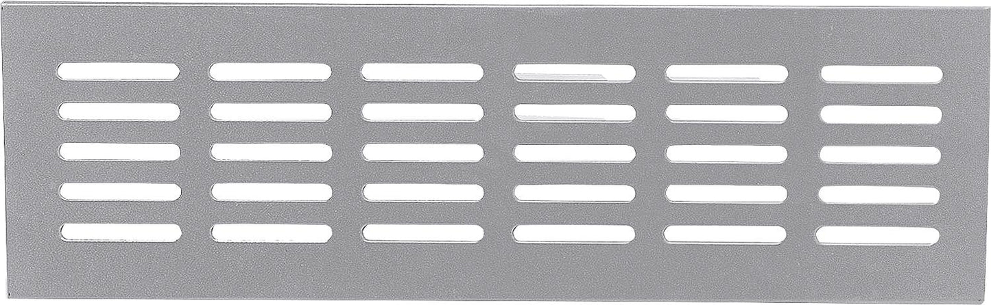 Lüftungsblech Alu 400x100mm weiss RAL 9016