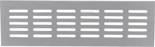 Lüftungsblech Alu 400x100mm weiss RAL 9016