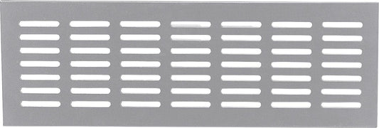 Lüftungsblech Alu 500x130mm Weiss RAL 9016